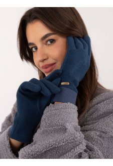 Blue women's gloves