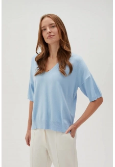 WOMEN'S SWEATER L-SW-4600 L.BLUE