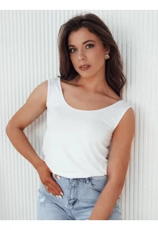 Women's white tank top AGNETHAS Dstreet RY2501