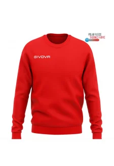 Pánská/chlapecká sportovní mikina GIVOVA Crew Neck červená