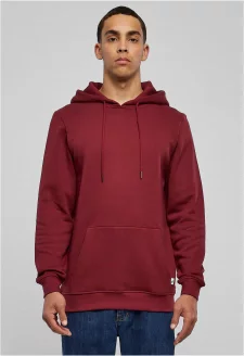Organic Basic Hoody burgundy