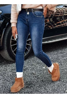 Women's pants JEANLIFE skinny blue jeans Dstreet UY2195