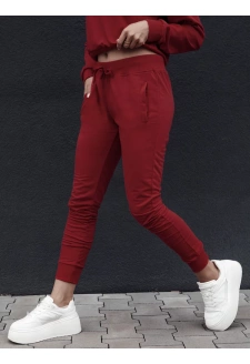 Women's sweatpants FITS burgundy Dstreet UY2304