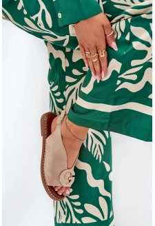 Płaskie Sandały Z Ozdobą Beżowe Haliones