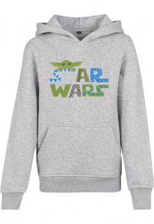 Kids Star Wars Colorful Logo Hoody heather grey