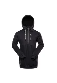 Dámská lyžařská softshellová bunda ALPINE PRO JARGA dk.true gray