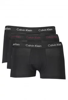 3PACK Pánské boxerky CALVIN KLEIN - černé