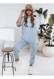 Komplet damski dresowy URBANREL niebieski Dstreet AY1122
