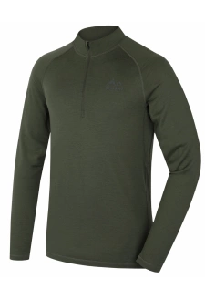 Merino termoprádlo triko Husky Merow zip M green