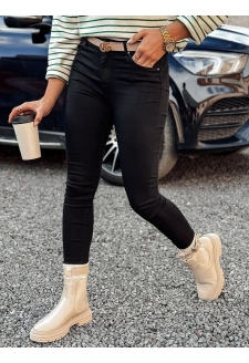 Women's push-up jeans FAYLORISI black Dstreet UY2208