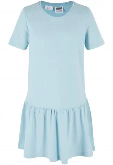 Girls Valance Tee Dress oceanblue