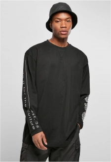 Chinese Symbol Oversized LS black