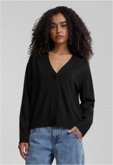 Ladies Knitted Cardigan black