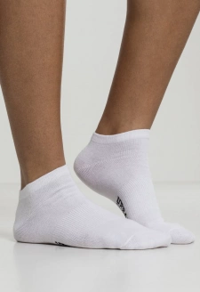 Logo No Show Socks 5-Pack white