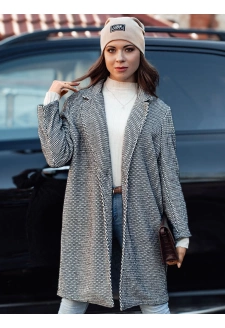 Women's oversized coat TEDDSTYLE black Dstreet NY0724