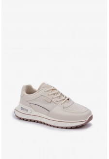 Sneakersy Damskie Big Star NN274A088 Jasnobeżowe