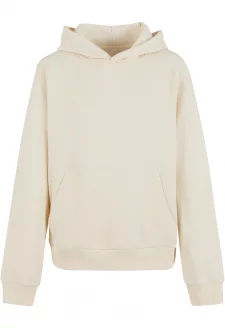 Girls Light Terry Oversized Hoodie whitesand