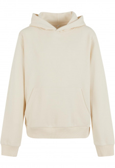 Girls Light Terry Oversized Hoodie whitesand