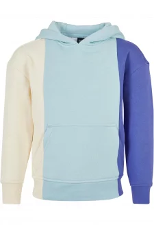 Girls Tripple Hoody whitesand/oceanblue/purpleday