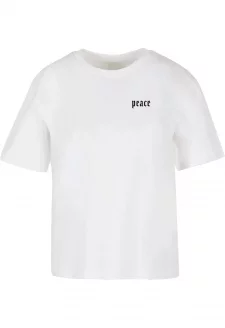Girls Peace Hand Tee white
