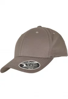 Flexfit 110 Curved Visor Snapback grey