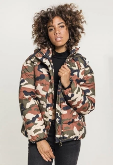 Ladies Boyfriend Camo Puffer Jacket rustycamo