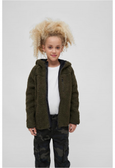 Kids Teddyfleecejacket Hood olive