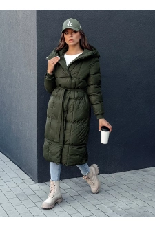 Quilted women's coat CLOUTIQUE green Dstreet TY4370