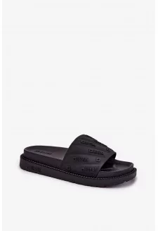 Klapki Damskie Na Platformie Big Star RR274A540 Czarne