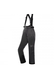 Dětské lyžařské kalhoty s membránou ptx snow ALPINE PRO EDESO dk.true gray