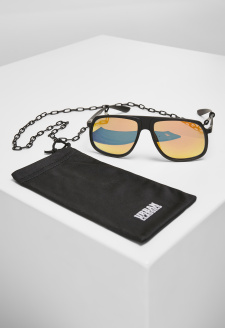 107 Chain Sunglasses Retro blk/yellow