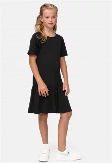 Girls Valance Tee Dress black