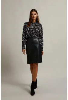 WOMEN'S SKIRT Z-SC-4507 BLACK