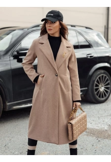 Women's Oversize Coat MANTOVA Long Camel Dstreet NY0739