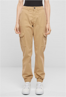 Ladies Cotton Twill Utility Pants unionbeige