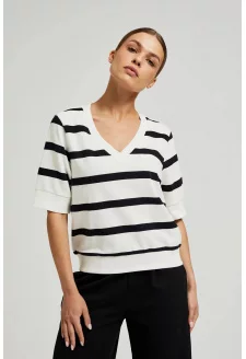 WOMEN'S SWEATSHIRT Z-BL-4510 BLACK_OFF WHITE