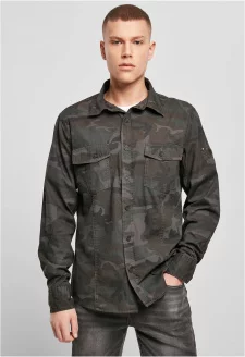 Slim Worker Shirt olive camo