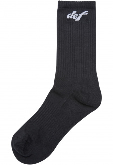 DEF Pastel Socks black