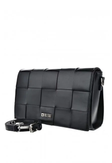 Eco leather handbag Big Star OO574095 Black