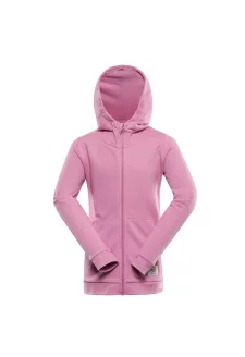 Dětská mikina s kapucí ALPINE PRO LOKKO cyclamen