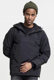 Padded Pull Over Jacket black