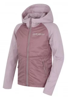 Dětská mikina s kapucí Any K light purple