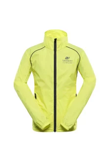 Dětská ultralehká bunda s úpravou dwr ALPINE PRO SPINO 2 neon yellow