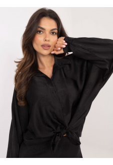 Black oversized shirt