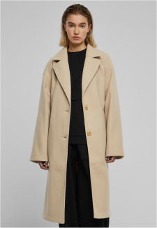 Ladies Oversized Long Coat wetsand