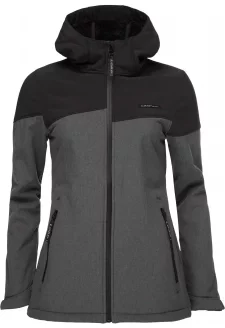 Women's Softshell Jacket LOAP LUDYSA Dark Grey/Black