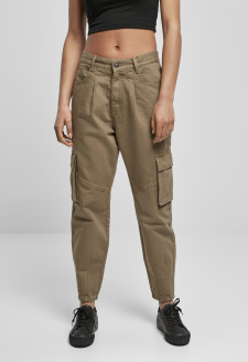 Ladies Ballon Fit Cargo Twill Pants khaki