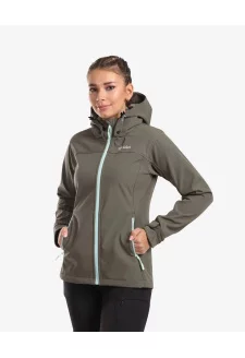 Women's Softshell Jacket Kilpi RAVIA-W Dark Green