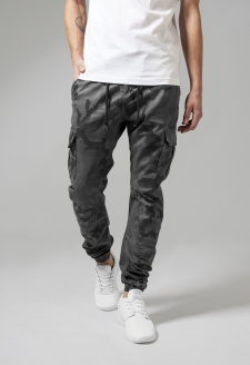 Camo Cargo Jogging Pants grey camo