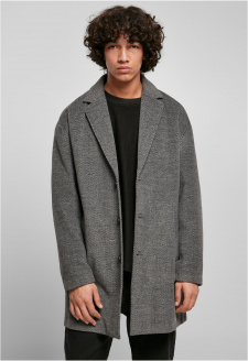 Classic Herringbone Coat darkgrey